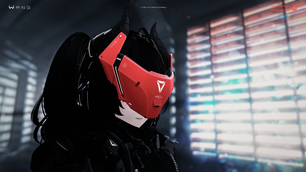 ENDFLUX・X | カーボンファイバーマスク - Tactical Mask【WANG】