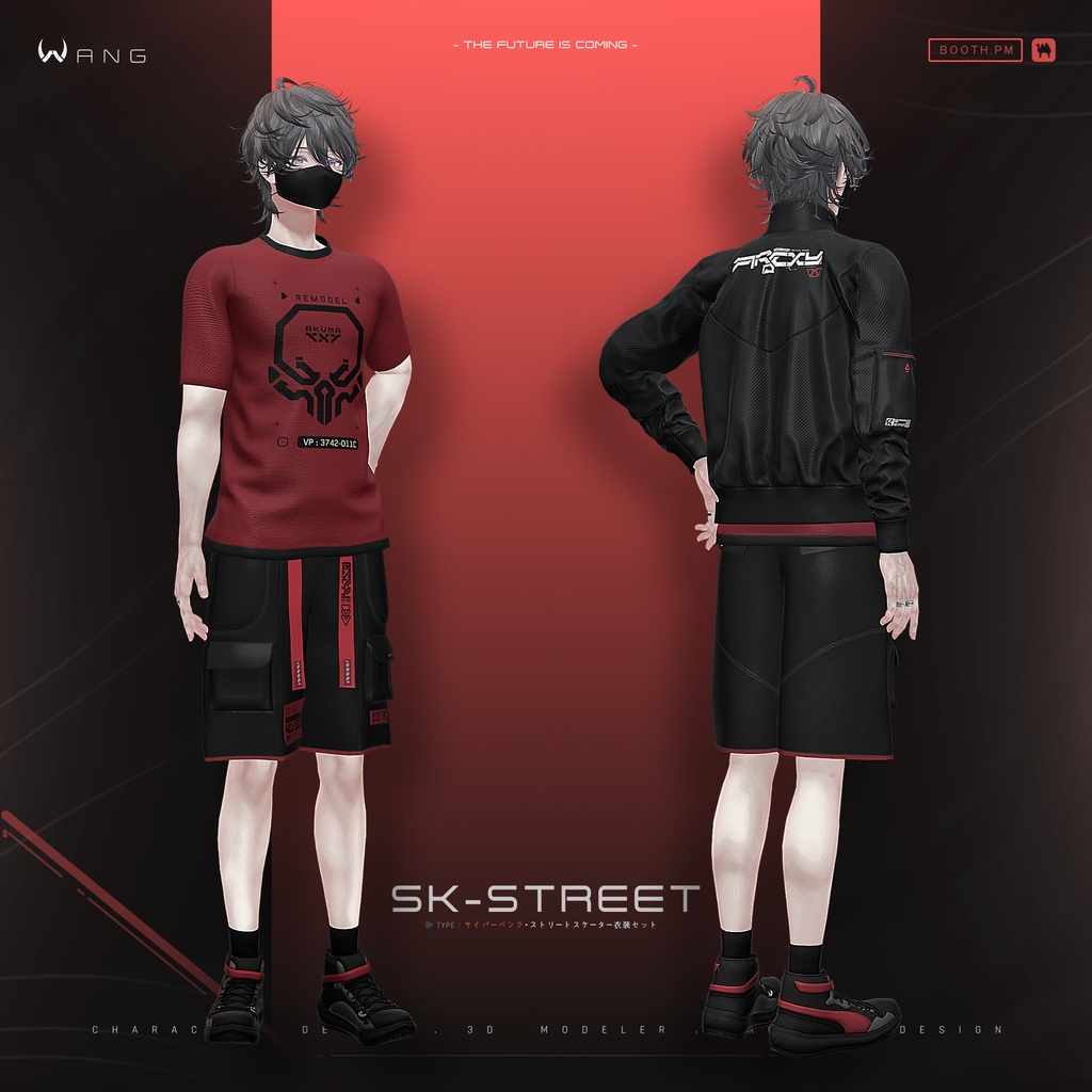 ãð¥SALE ! !ð¥ã SK-STREET ïœ ãµã€ããŒãã³ã¯ã»ã¹ããªãŒãã¹ã±ãŒã¿ãŒè¡£è£
ã»ãã ãWANGã