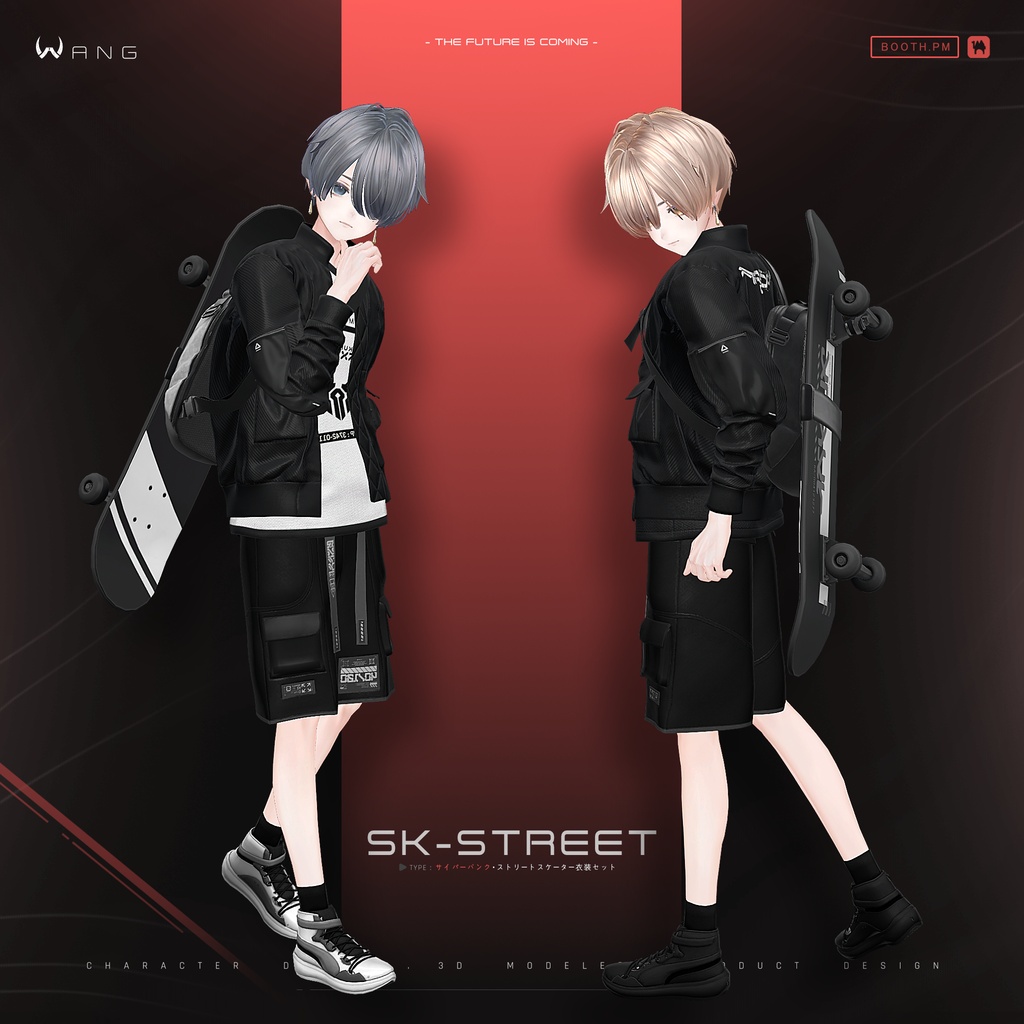 ãð¥SALE ! !ð¥ã SK-STREET ïœ ãµã€ããŒãã³ã¯ã»ã¹ããªãŒãã¹ã±ãŒã¿ãŒè¡£è£
ã»ãã ãWANGã