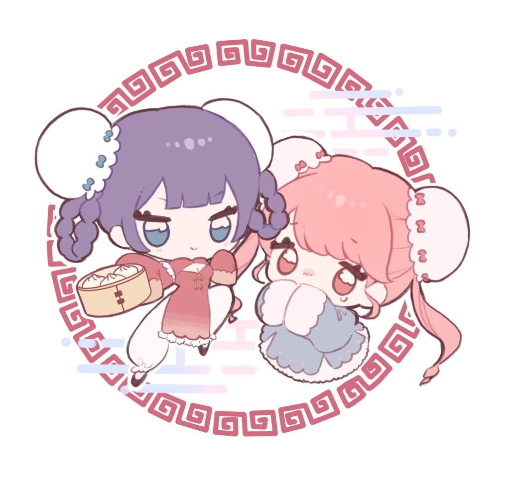 チャイナっ子ステッカー