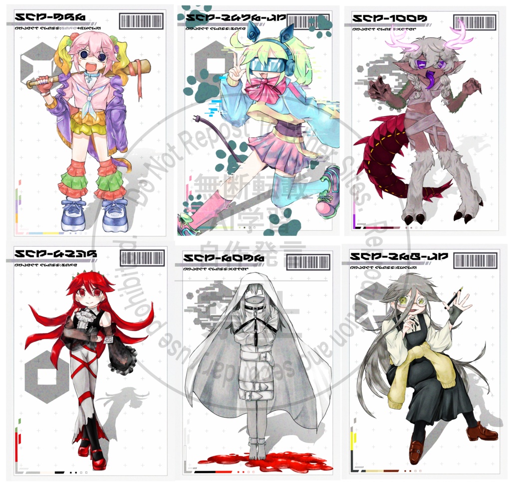 SCP擬人化アクリルスタンド