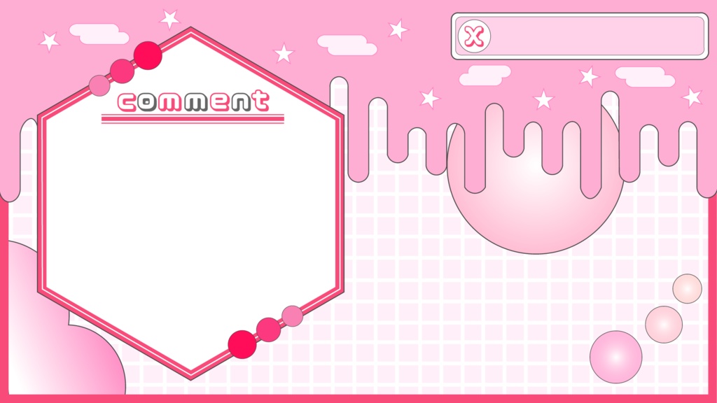 雑談配信に使える!背景素材・全6色