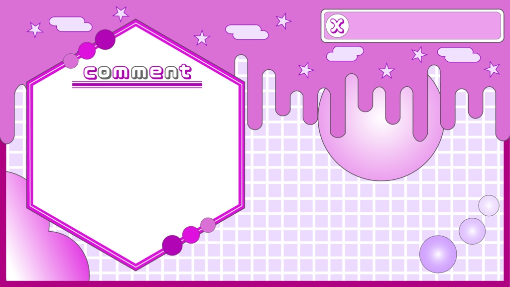 雑談配信に使える!背景素材・全6色