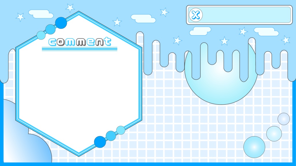雑談配信に使える!背景素材・全6色