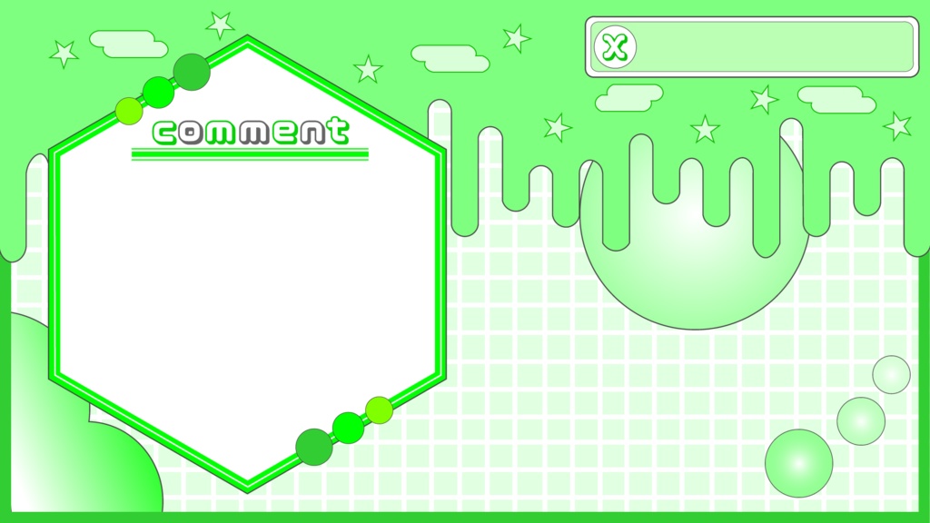 雑談配信に使える!背景素材・全6色