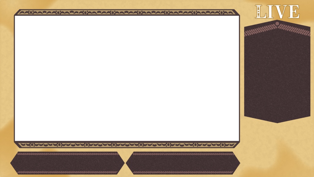 【ゼルダの伝説 知恵のかりもの】3種のオーバーレイ&サムネ用素材