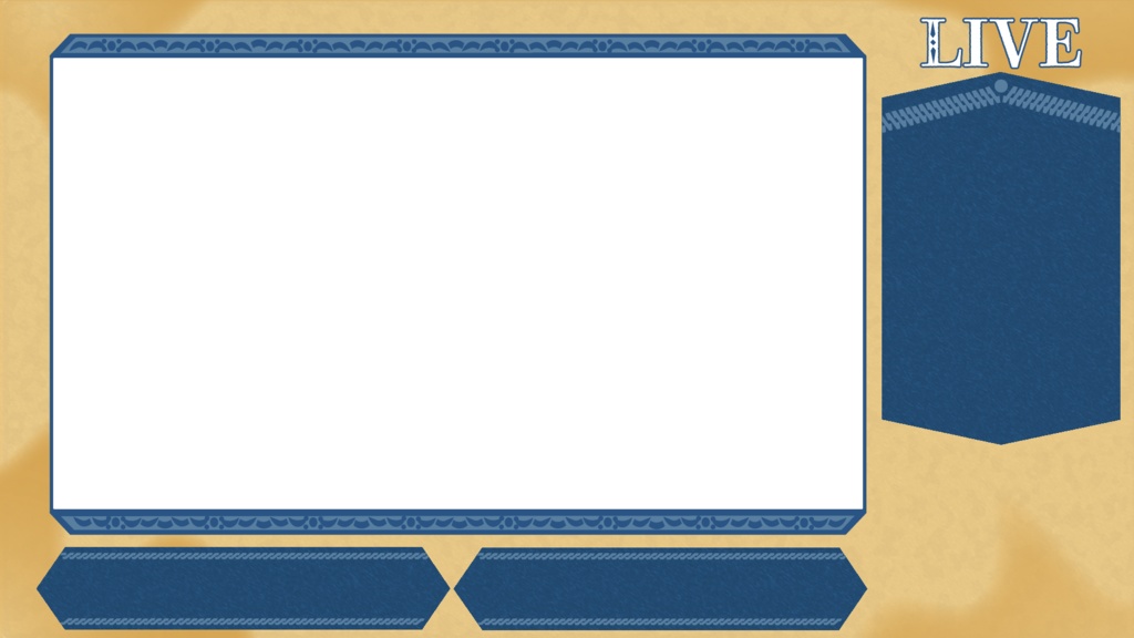 【ゼルダの伝説 知恵のかりもの】3種のオーバーレイ&サムネ用素材