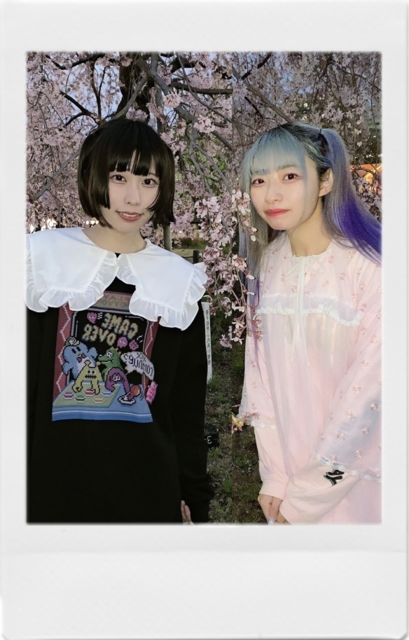 メリーミューズ お花見 デコチェキ