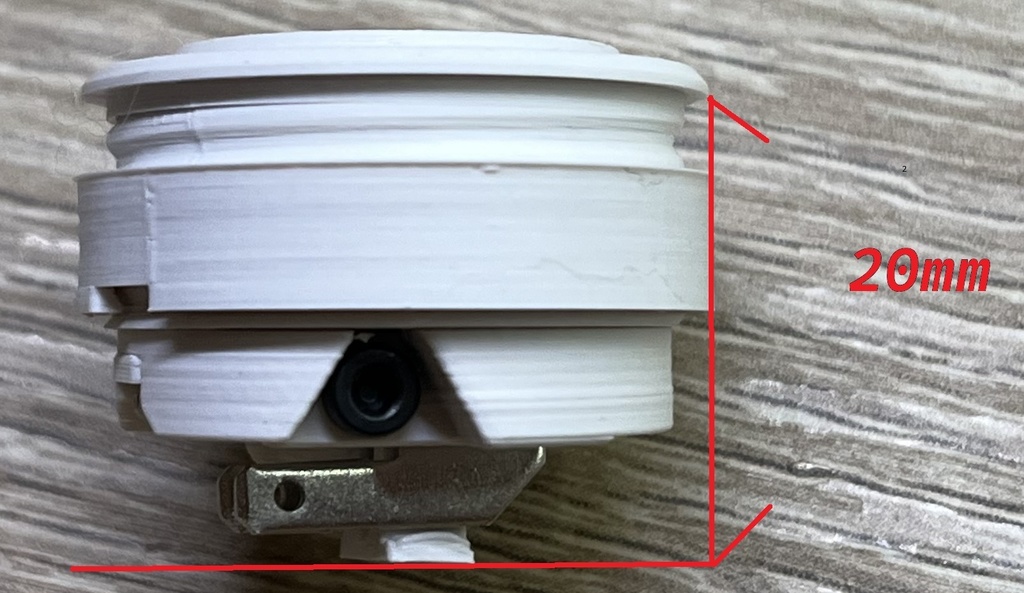 マイクロスイッチ搭載ボタン「option」24φ v2.1