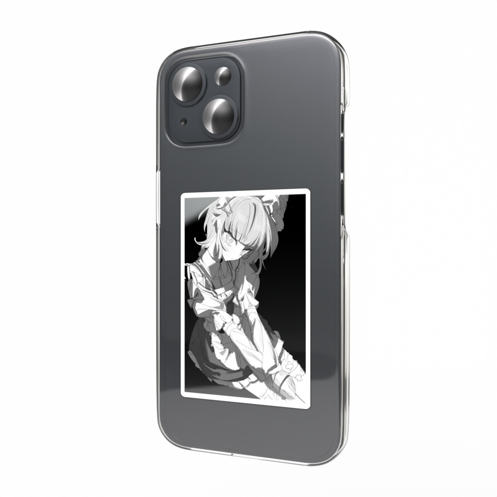 白黒ゆきちステッカー