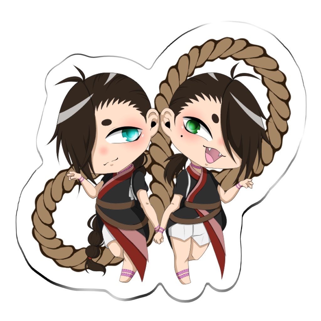 獅殷&犹薀 アクキー【70mm】