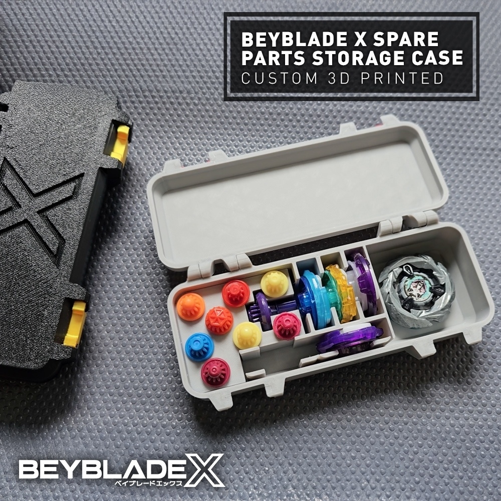 Beyblade X Spare Parts Storage Slim Deck Case