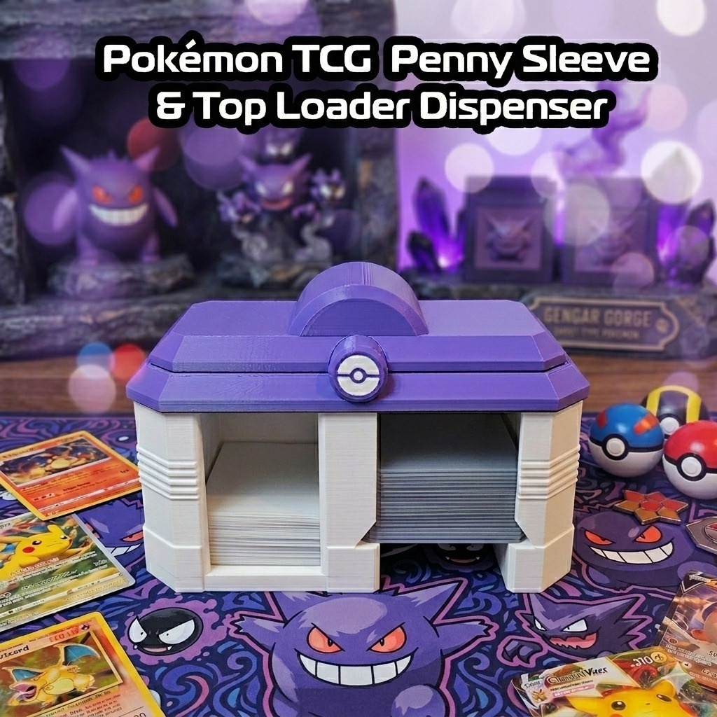 ポケモンカードゲーム対応 ペニースリーブ&トップローダー収納ディスペンサー マグネット式 トレカ保護ケース カード収納・整理 - Pokémon