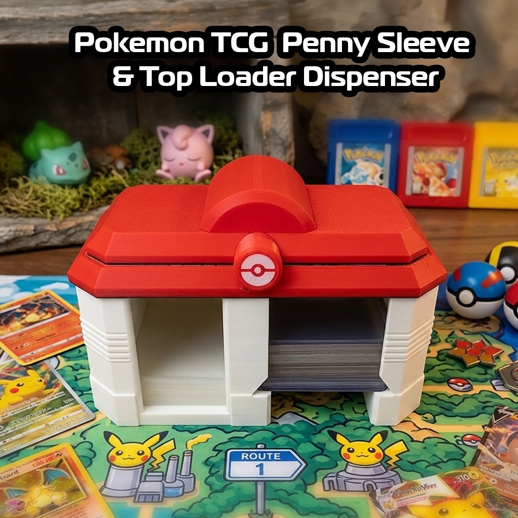 ポケモンカードゲーム対応 ペニースリーブ＆トップローダー収納ディスペンサー マグネット式 トレカ保護ケース カード収納・整理 - Pokémon