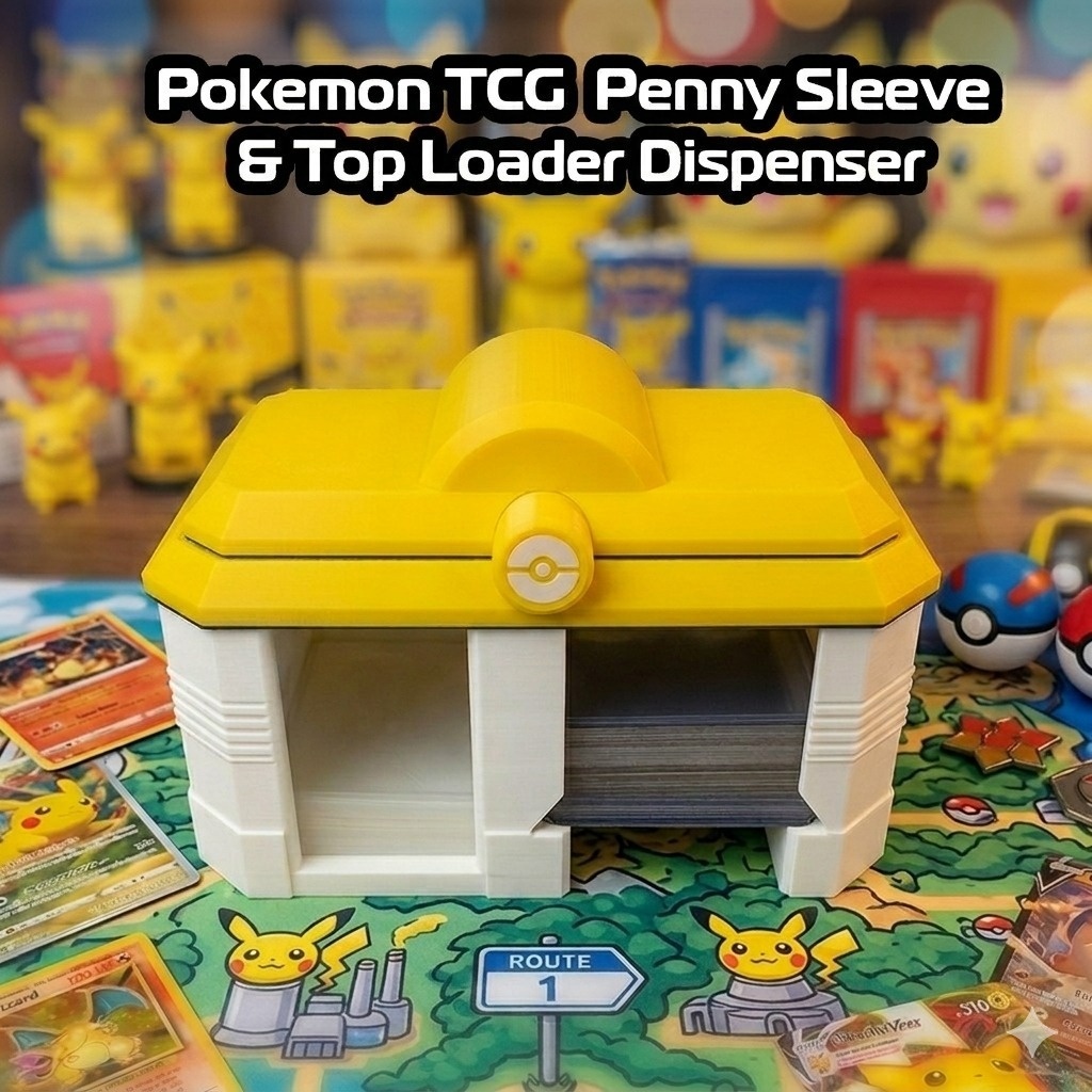 ポケモンカードゲーム対応 ペニースリーブ&トップローダー収納ディスペンサー マグネット式 トレカ保護ケース カード収納・整理 - Pokémon