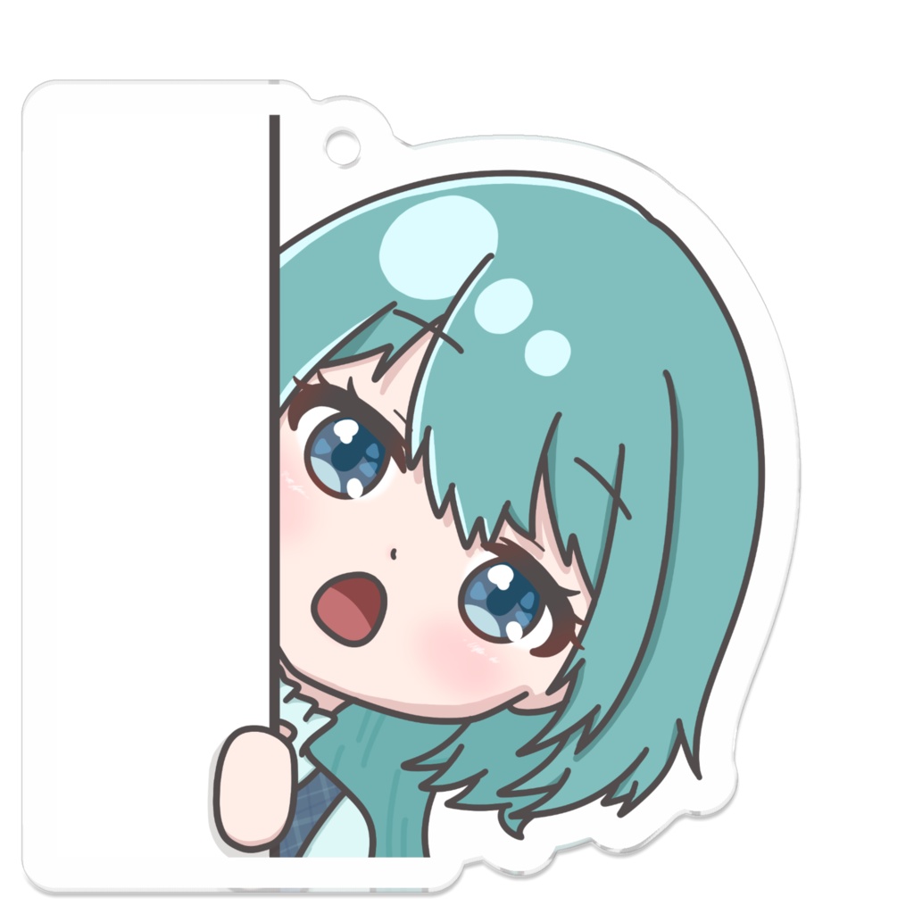 ひょっこりくらげアクリルキーホルダー