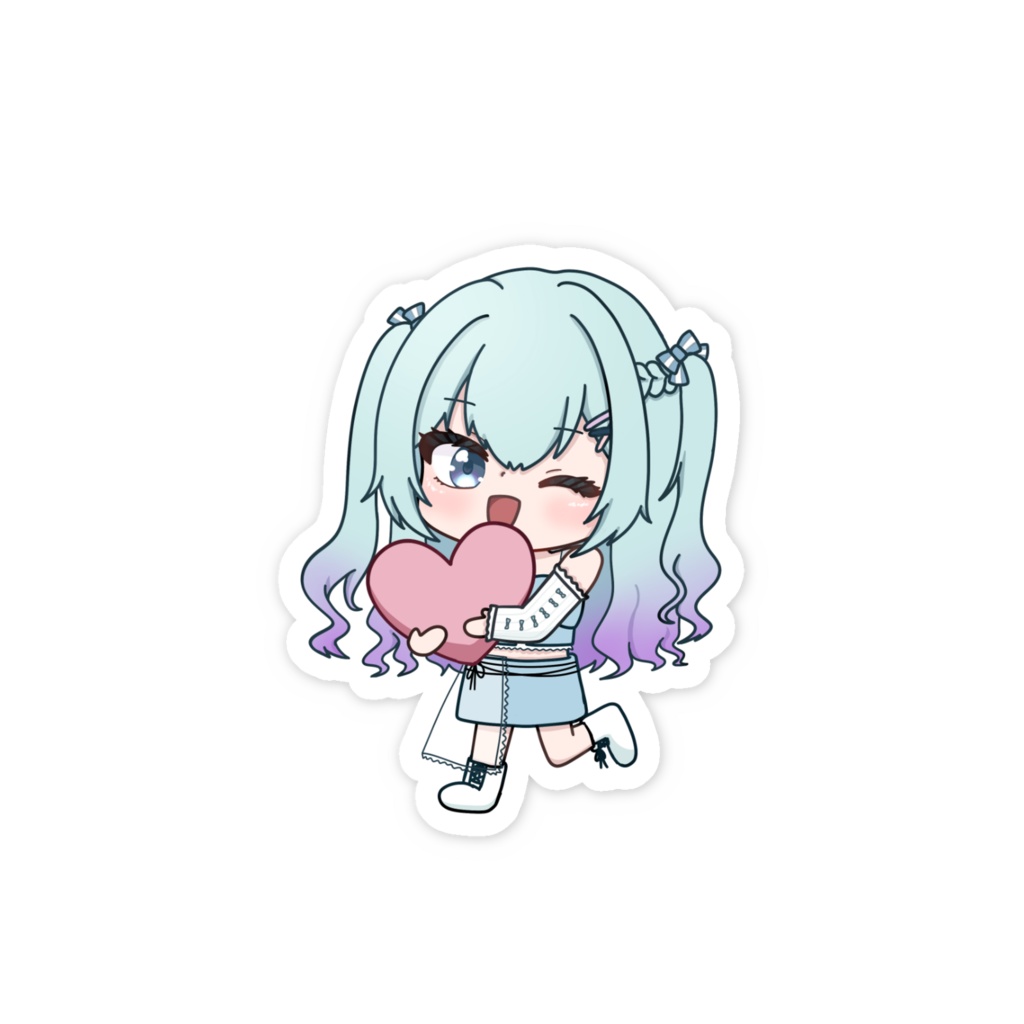 くらげSDスマホステッカー