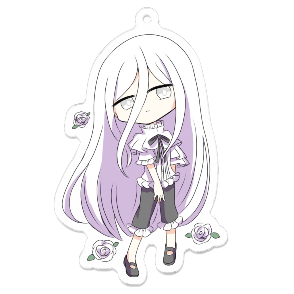 白薔 アクリルキーホルダー