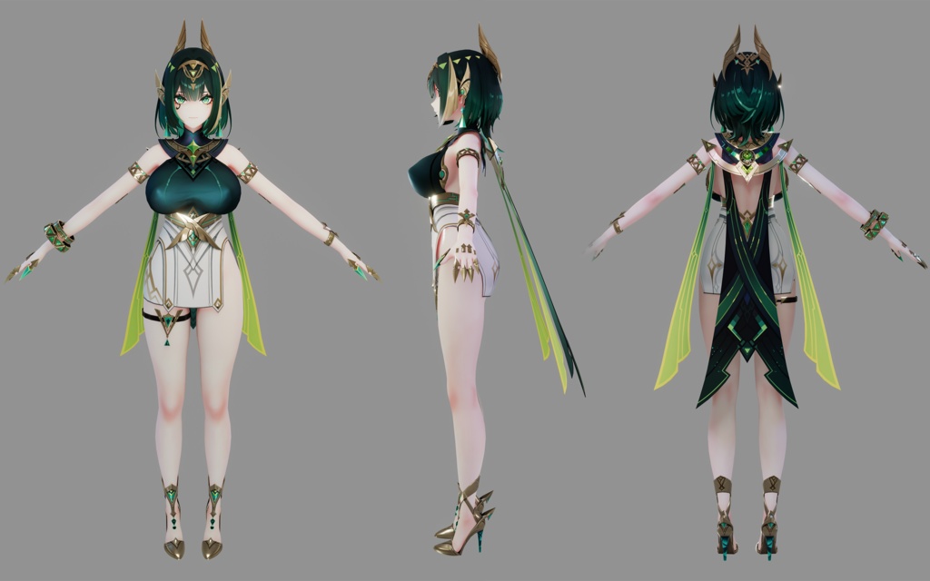 Nefer/ネフェル 【3Dモデル配布】