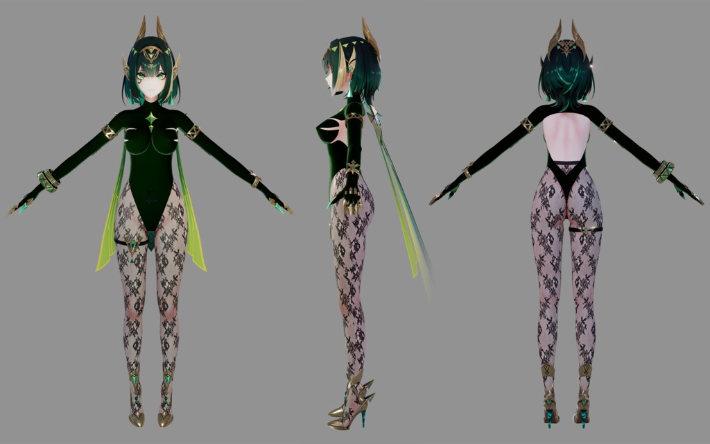 Nefer/ネフェル 【3Dモデル配布】