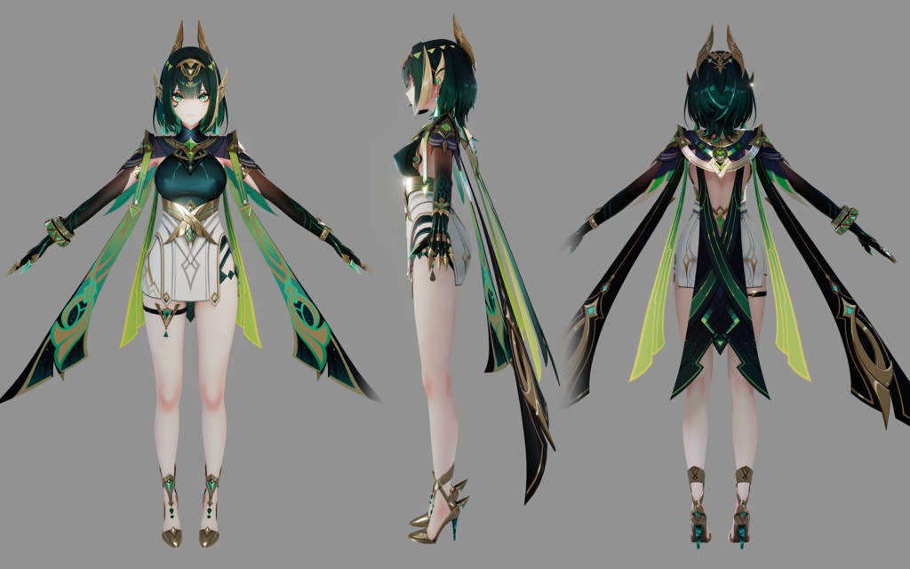 Nefer/ネフェル 【3Dモデル配布】