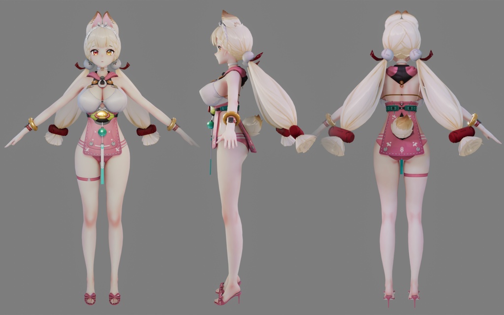 Alice Thymefield - Sea of Thyme 【3Dモデル配布】