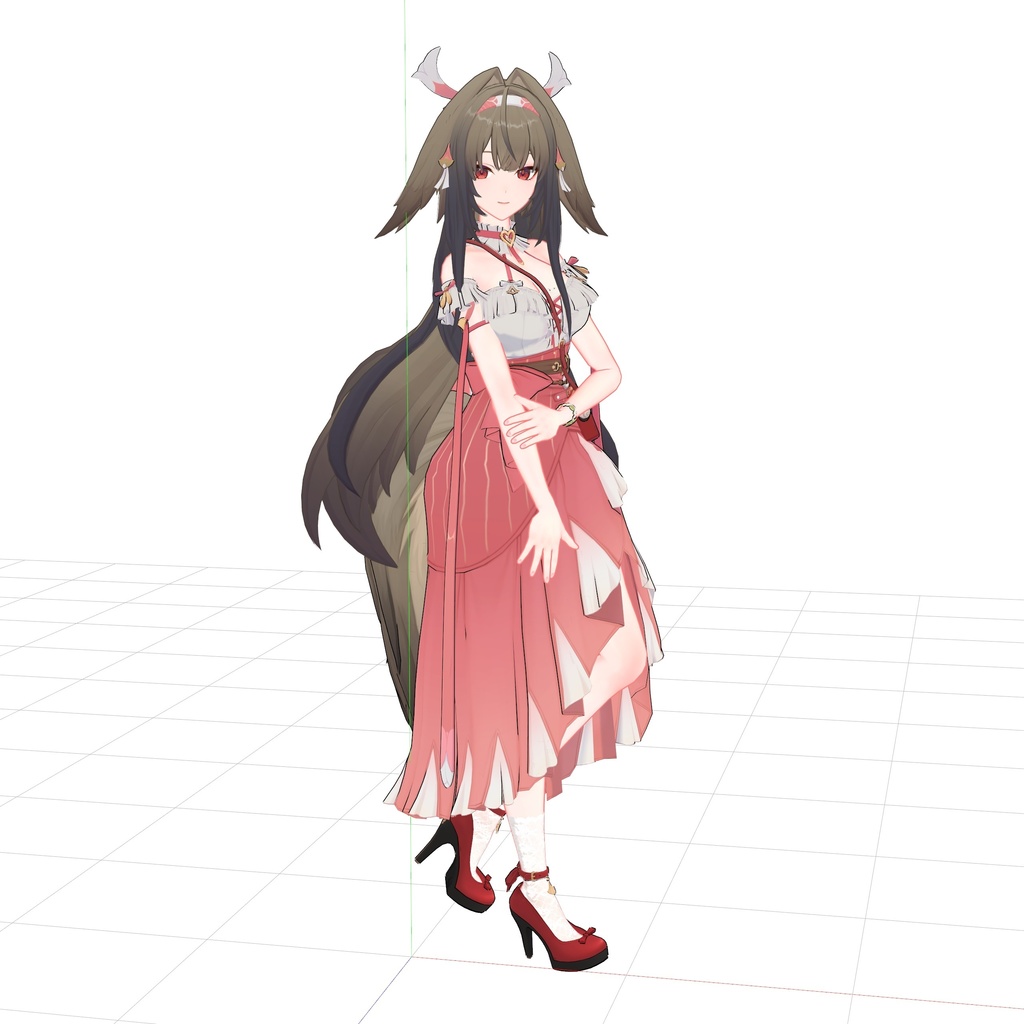 Ye Shunguang - Warm Glow Picking Up Light 【3Dモデル配布】