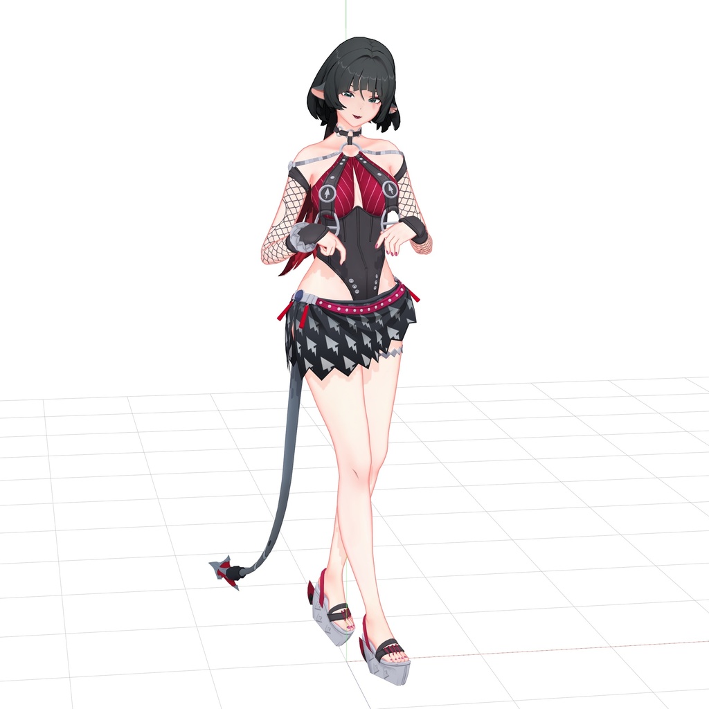 Jane Doe - Rippling Light Nocturne 【3Dモデル配布】