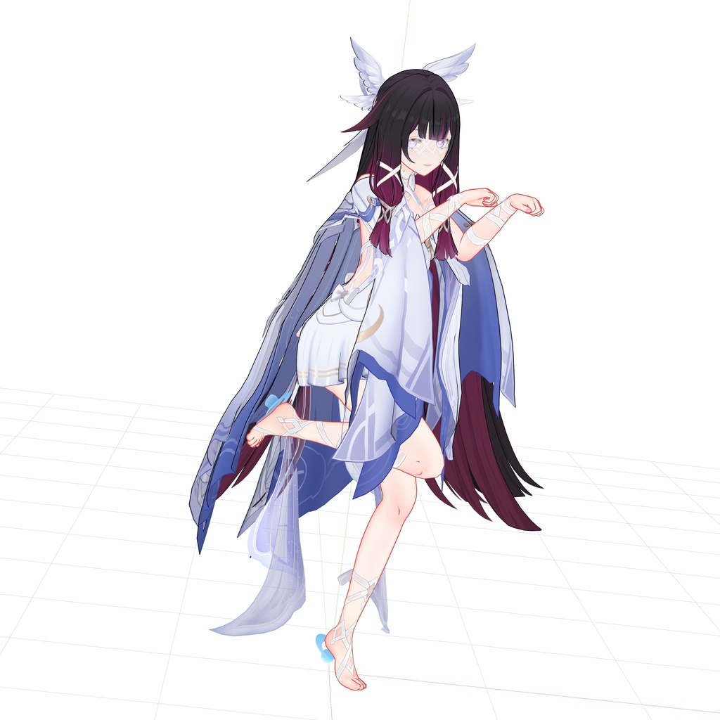 Columbina Hyposelenia 【3Dモデル配布】