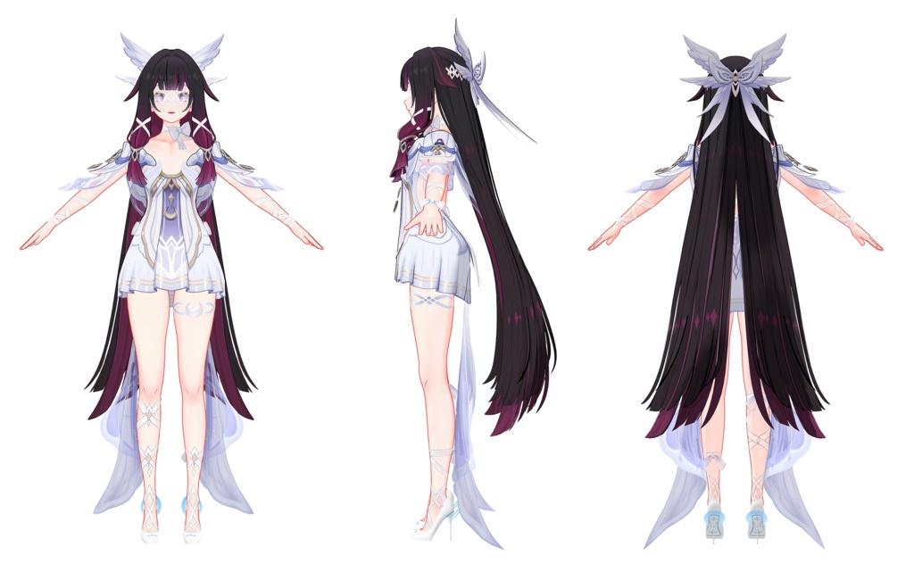 Columbina Hyposelenia 【3Dモデル配布】