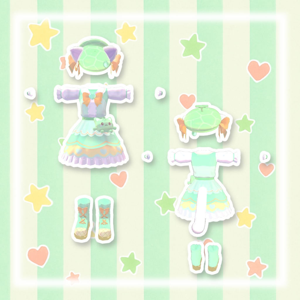 【ととちゃん&ちとちゃん対応】メロンセーラー(∩>ω<∩).*・゚melon sailor