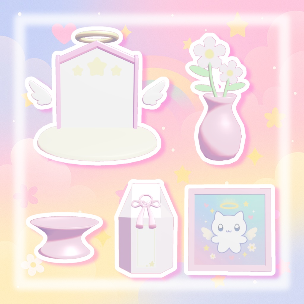 【VRchatワールドギミック】ミニ仏壇໒꒱· ゚