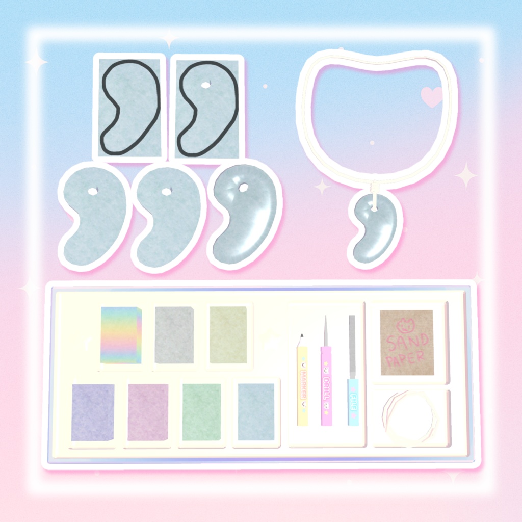 【ワールドギミック】勾玉作りキット⋆✴︎˚。⋆☯︎