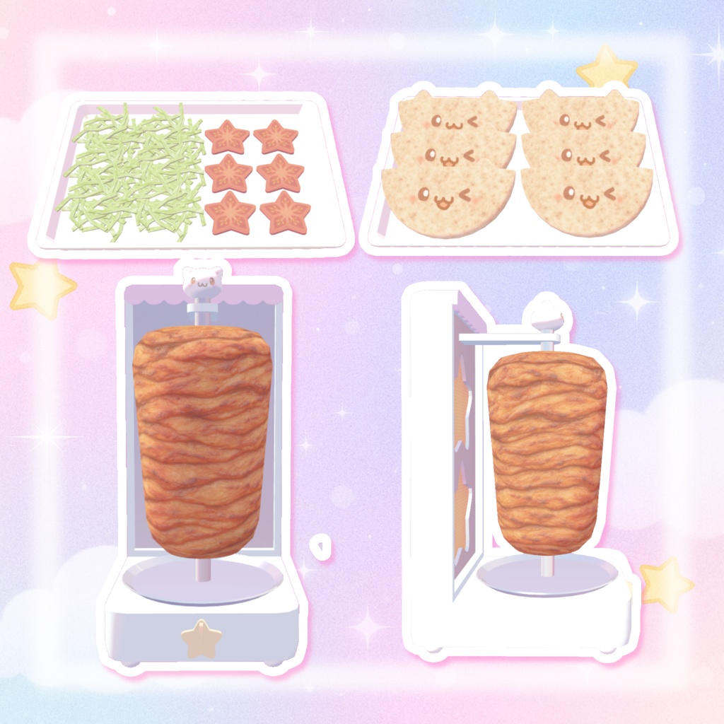 発売記念セール!【ワールドギミック】作って食べられる☆にゃんケバブ