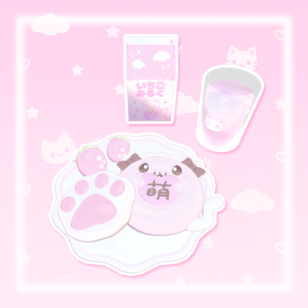 ♡セール♡【ワールドギミック】飲んで食べられる♡萌え萌えおやつ՞ᴗ͈ ̫ ᴗ͈՞ෆ.*・゚