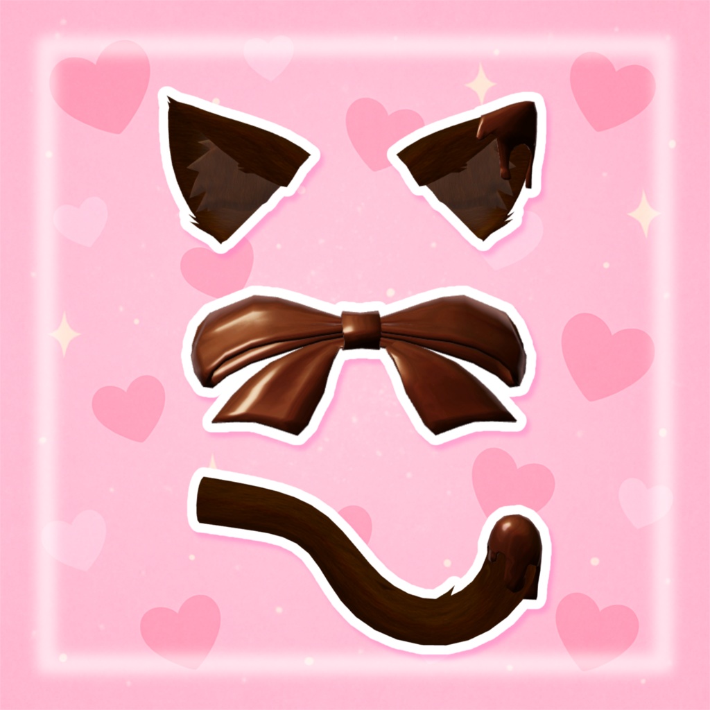 チョコねこみみ^_ ̫_^♡