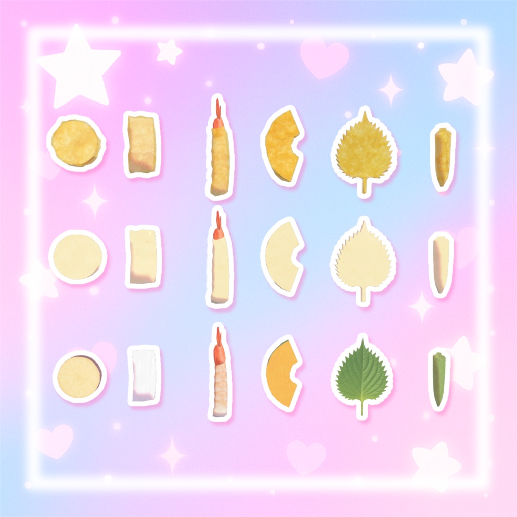 【ワールドギミック】揚げて食べられる⭐︎天ぷら揚げ揚げセット(⸝⸝ɞ̴̶̷ ·̫ ‹⸝⸝ᐡ)~☆