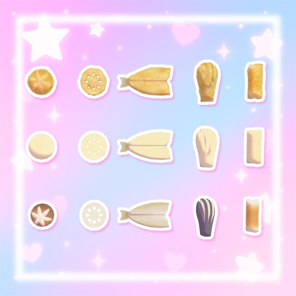 【ワールドギミック】揚げて食べられる⭐︎天ぷら揚げ揚げセット(⸝⸝ɞ̴̶̷ ·̫ ‹⸝⸝ᐡ)~☆