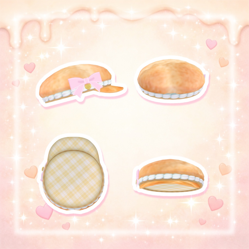 期間限定無料!シュークリームキャスケット(∩>ω<∩)