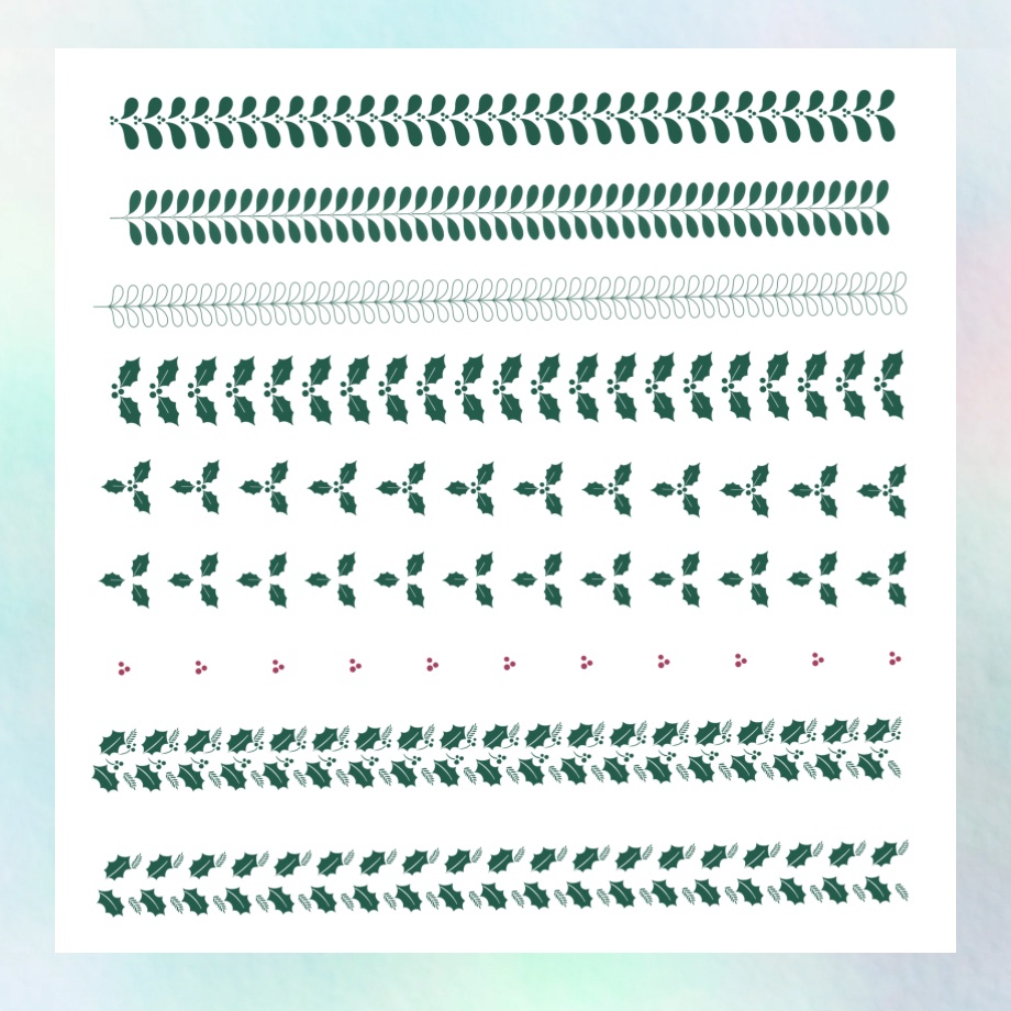 【procreate ブラシ】大容量!ボタニカルラインブラシ