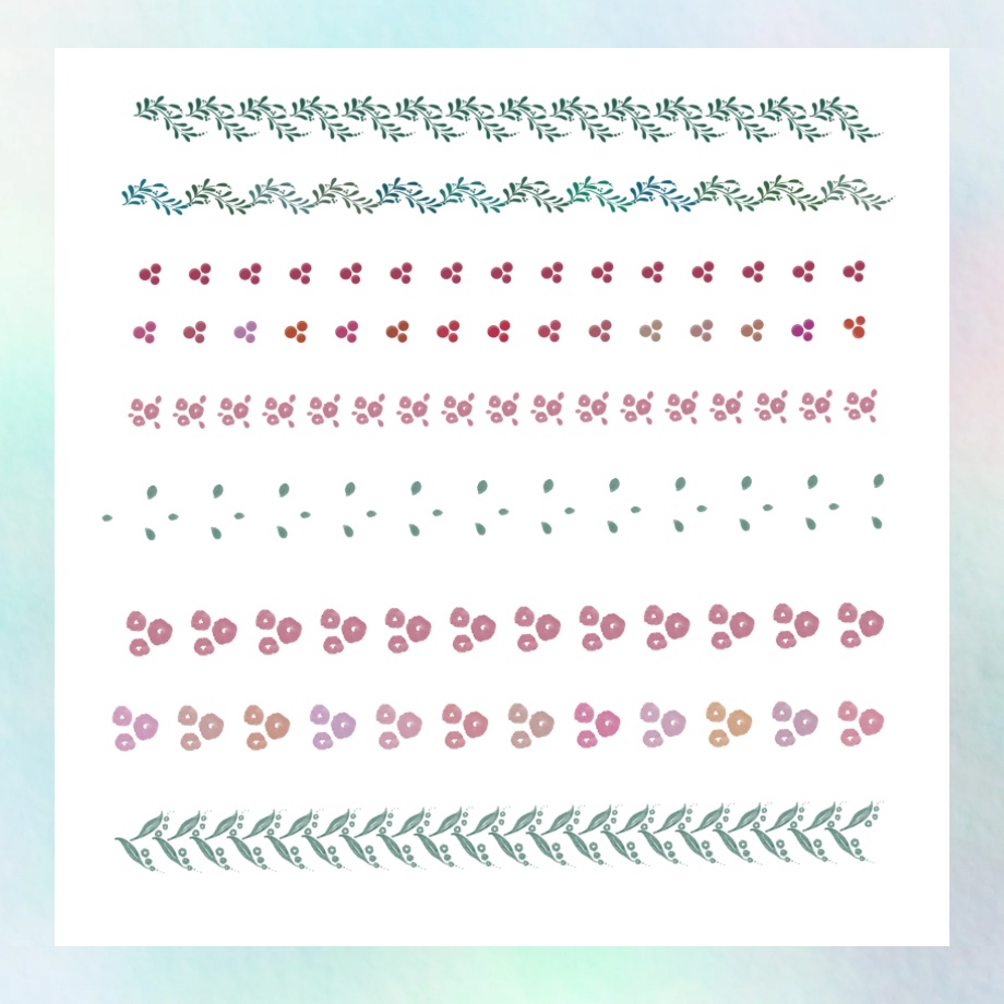 【procreate ブラシ】大容量!ボタニカルラインブラシ