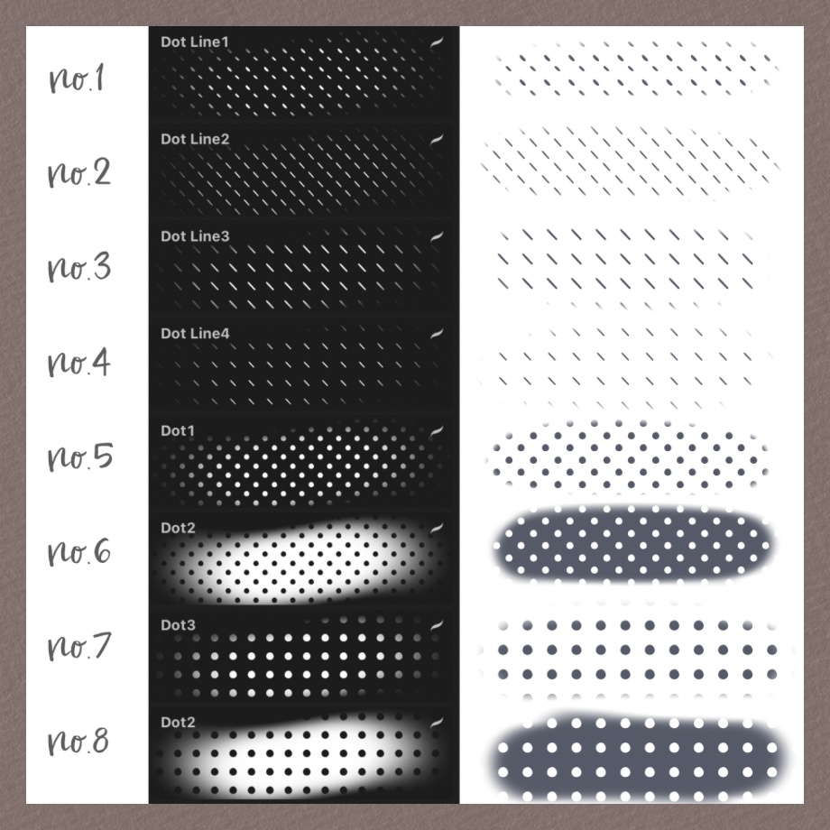 【procreateブラシ】パターンブラシ26本セット