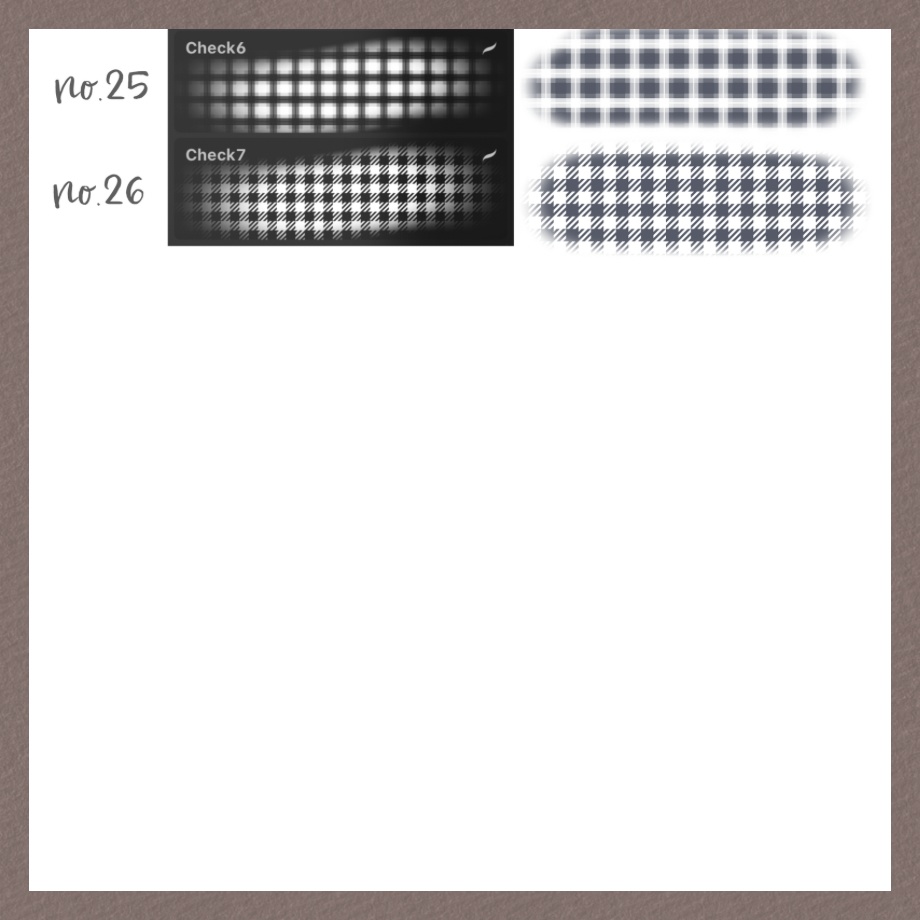 【procreateブラシ】パターンブラシ26本セット