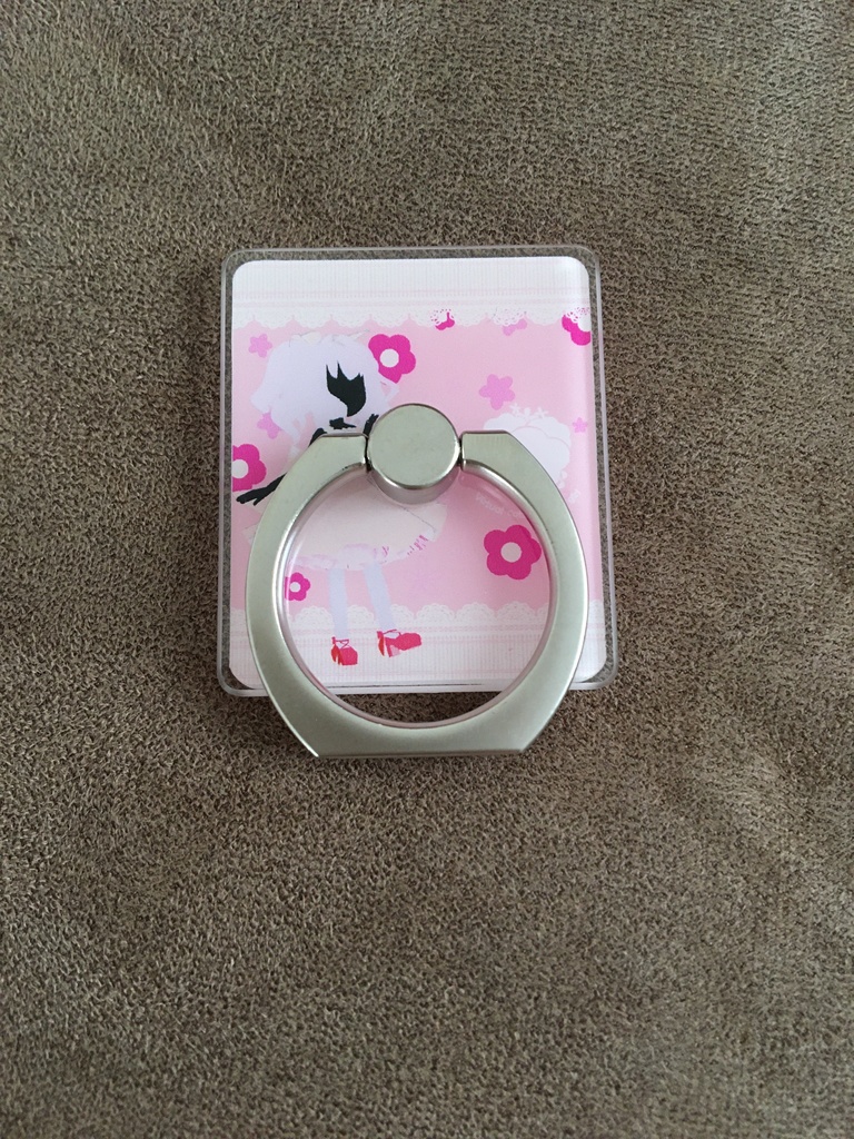 わたあめ子スマホリング