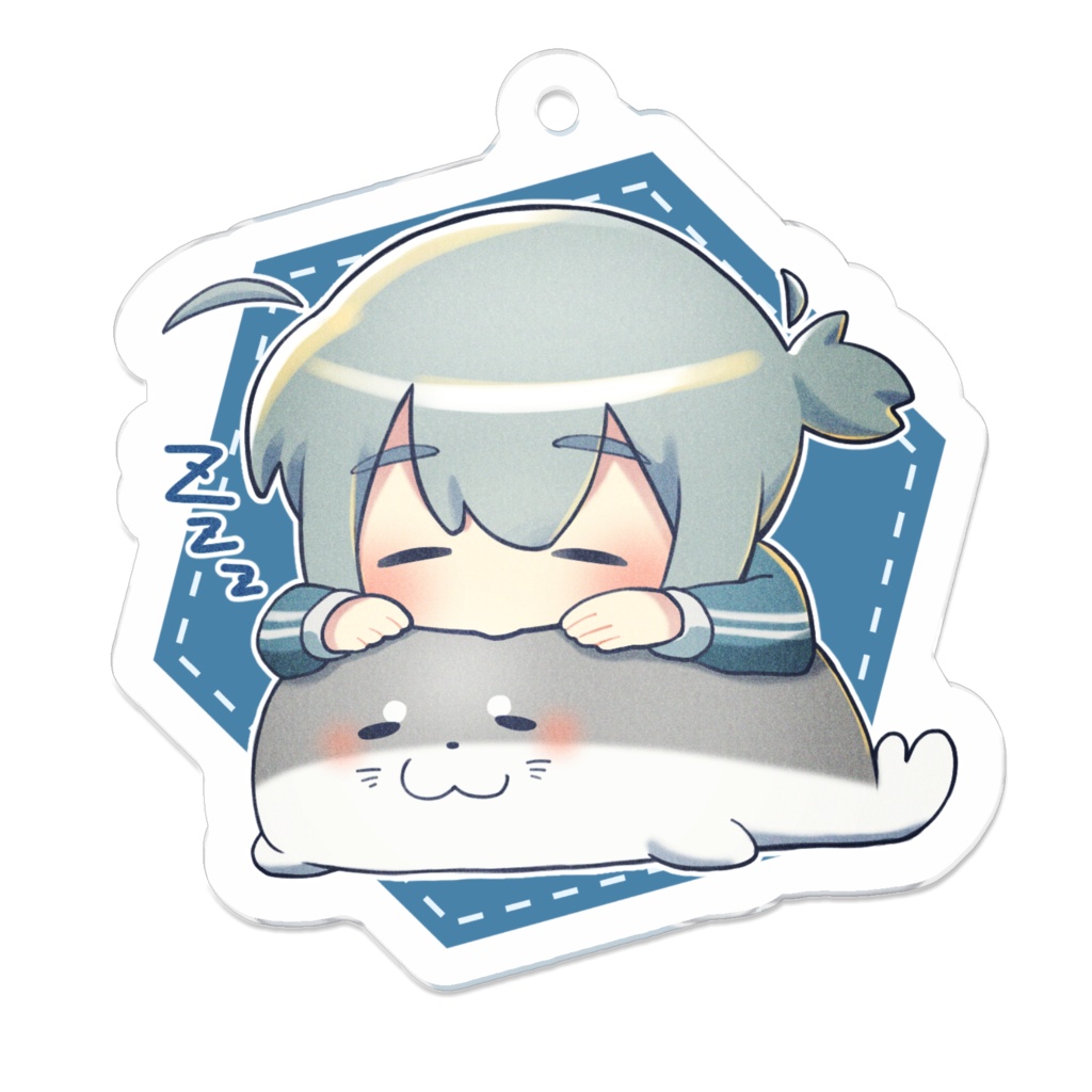 おやすみキーホルダー【兄野+ちらちゃん】