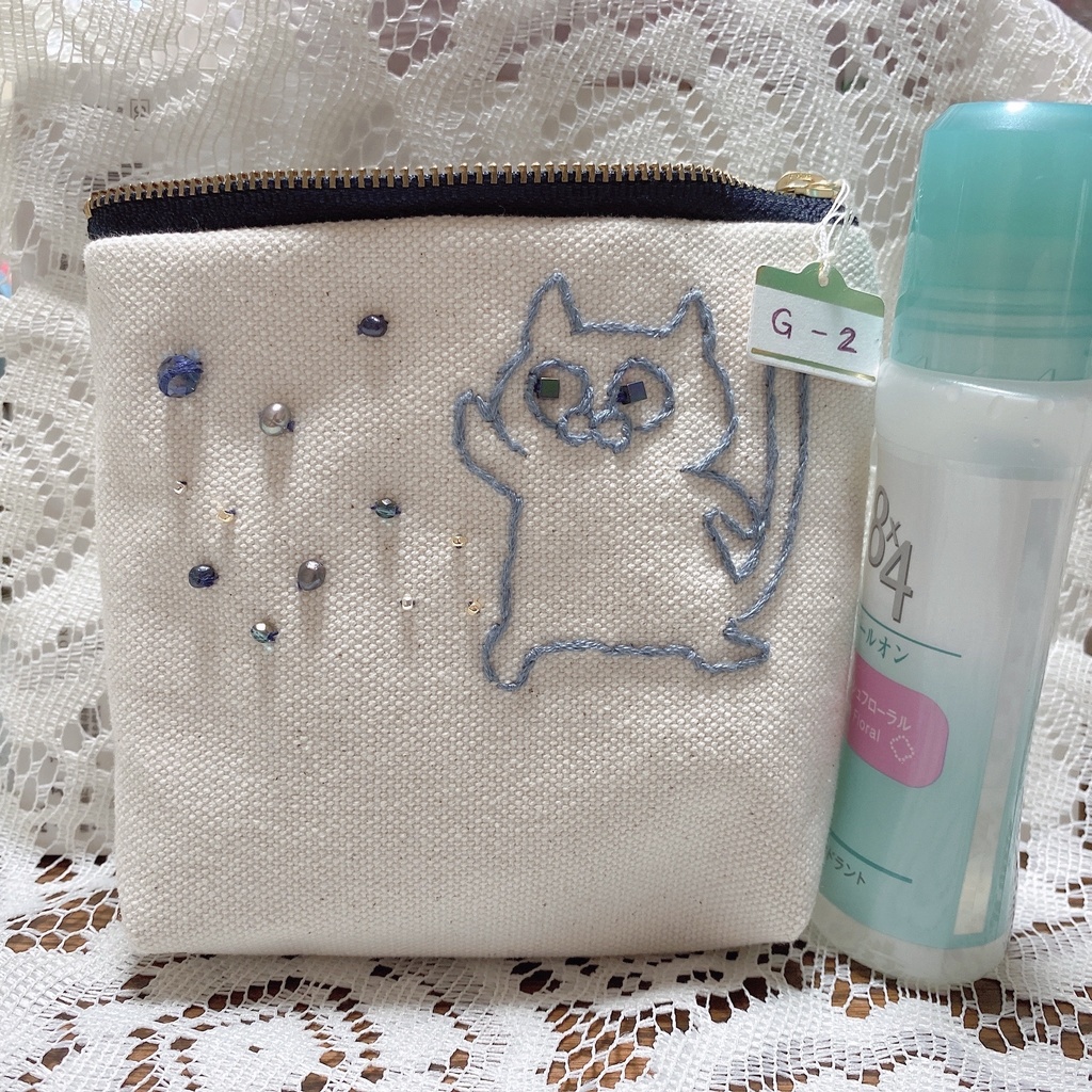 ブルーポーチ3種