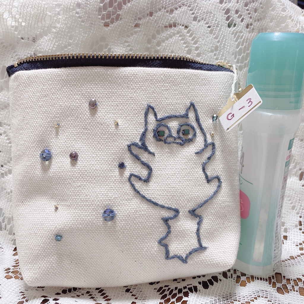 ブルーポーチ3種