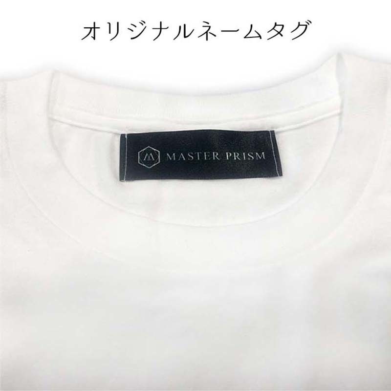 ★セール対象★ 送料無料 MASTER PRISM マスタープリズム KON×KON×KON コン×コン×コン 和柄 和風 プリントTシャツ 白 ホワイト ロンT ロングTシャツ トップス ビッグサイズ ビッグシルエット 大きめ ゆったり XL おしゃれ かわいい 狐 キツネ 狐面 タトゥー 刺青 サブカル 個性 オリジナル ブランド