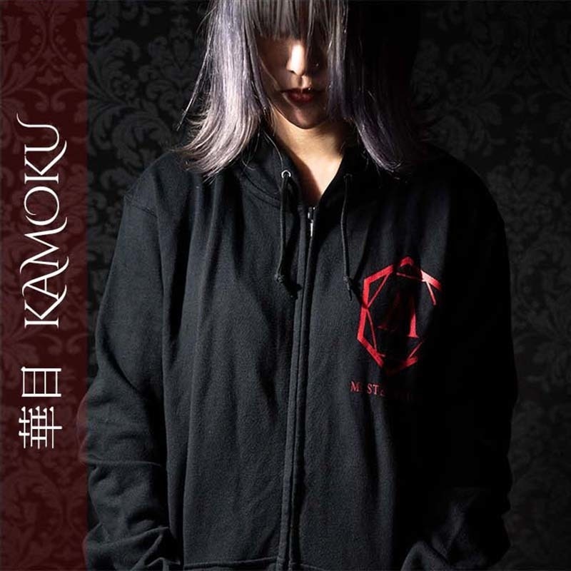 新商品 人気商品 送料無料 MASTER PRISM マスタープリズム 華目-KAMOKU- パーカー トップス 華目 KAMOKU プリントパーカー ZIP ZIPパーカー 黒 ブラック ビッグサイズ ビッグシルエット 大きめ ゆったり XL おしゃれ かわいい かっこいい クール パンク ロック オリジナル ブランド