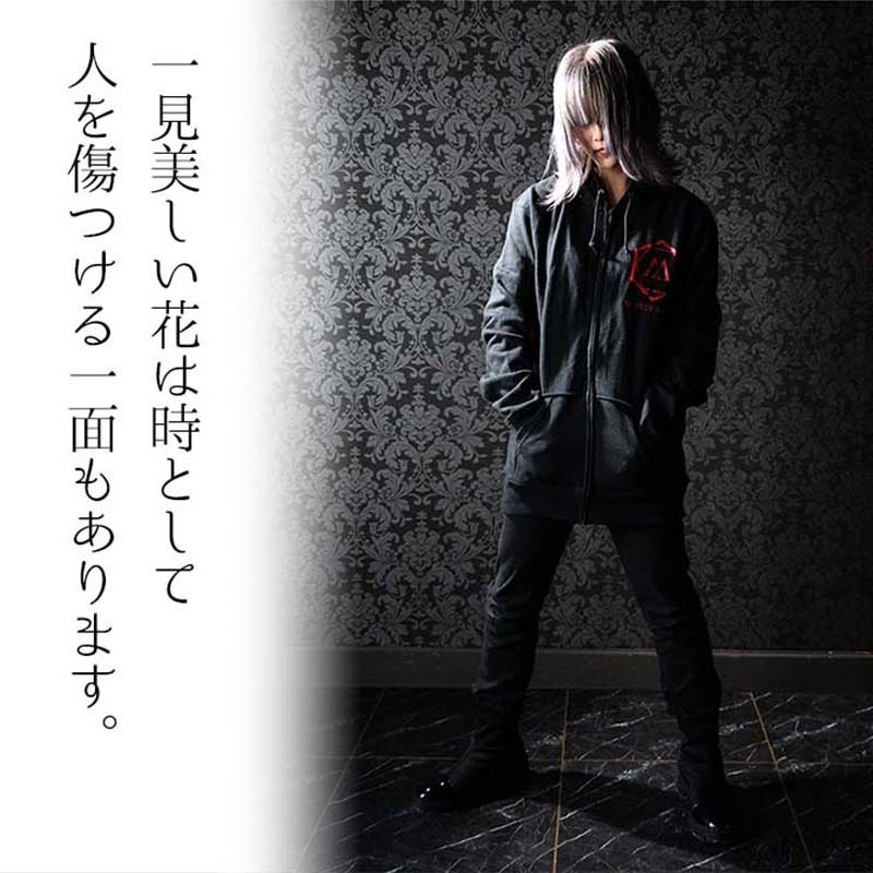 新商品 人気商品 送料無料 MASTER PRISM マスタープリズム 華目-KAMOKU- パーカー トップス 華目 KAMOKU プリントパーカー ZIP ZIPパーカー 黒 ブラック ビッグサイズ ビッグシルエット 大きめ ゆったり XL おしゃれ かわいい かっこいい クール パンク ロック オリジナル ブランド